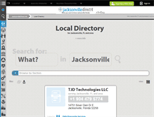 Tablet Screenshot of directory.jacksonvilledirect.info
