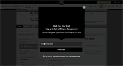 Desktop Screenshot of apex-management-jacksonville.jacksonvilledirect.info