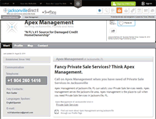 Tablet Screenshot of apex-management-jacksonville.jacksonvilledirect.info